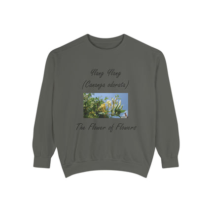 Unisex Ylang Ylang Sweatshirt - Floral Design & Comfort