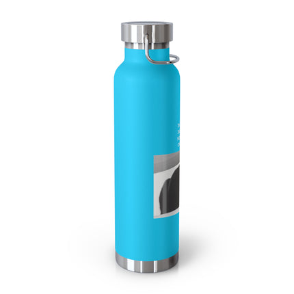 ‘No Worries Only Meow’ – 22oz Copper Bottle for Cat Lovers
