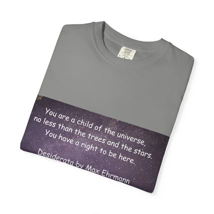 Unisex Inspirational T-Shirt - "You Are a Child of the Universe" Design