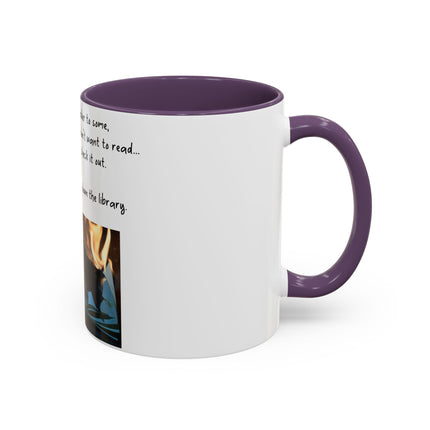 Bookish Statement Mug – 11oz Accent | Anti-Censorship Design