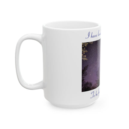 Inspirational Starry Night Ceramic Mug - 15oz