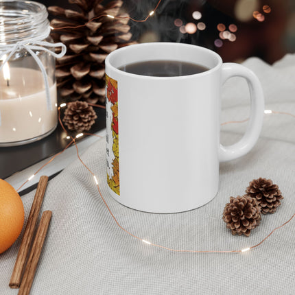 Autumn Mug – "Autumn shows us how beautiful it is to let things go" Fall Leaves Coffee Cup