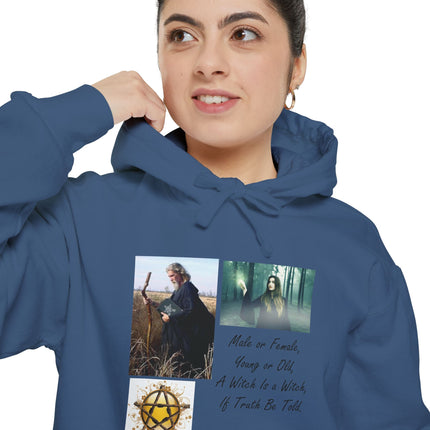 Witchy Verse Hoodie — "Anyone Can Be A Witch" Design