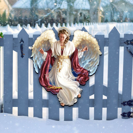 Peace on Earth Door Decor by Gelsinger - American Christmas Decor - 8461048H-1208-2