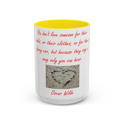 Oscar Wilde Quote Mug – 15oz Accent Ceramic Drinkware