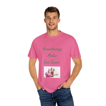 Aromatherapy T-Shirt – “Makes Good Scents” Design (Unisex)