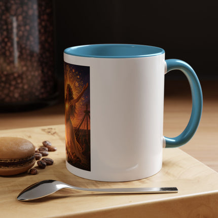 Mug — Pagan Bonfire Coffee Mug with Inspirational Beltane Quote