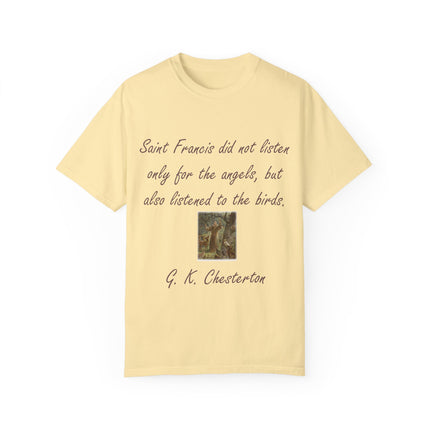 Spiritual Tee – Honoring Saint Francis – Eco-Friendly Unisex