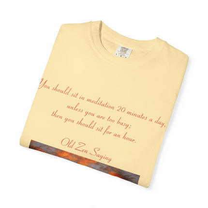 Serene Meditation Quote T-Shirt for Mindfulness Enthusiasts