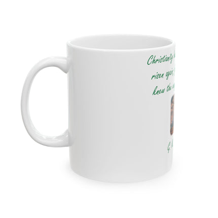 Chesterton Quote Mug – Resurrection Design – Ceramic – 11oz