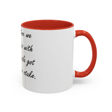 Politics & Religion Accent Mug – 11oz – Bold Conversation Starter