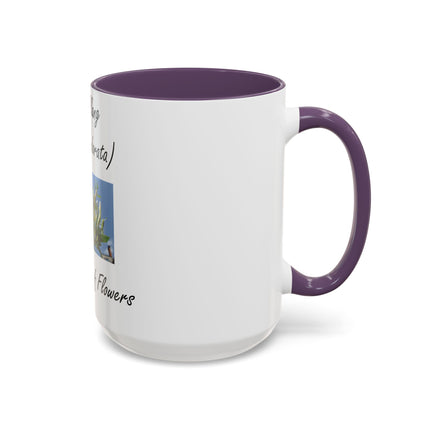 Ylang Ylang Floral Mug – 15oz Ceramic Cup with Aromatic Nickname