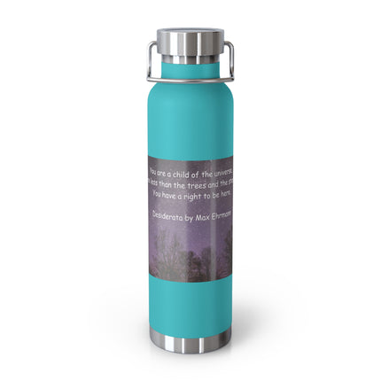 22oz Copper Bottle – Inspirational Quote – Eco-Friendly Gift