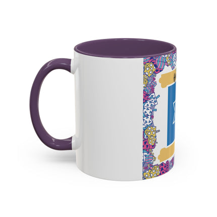 Happy Hanukkah Mug – 11oz Accent Ceramic Cup for Festive Joy