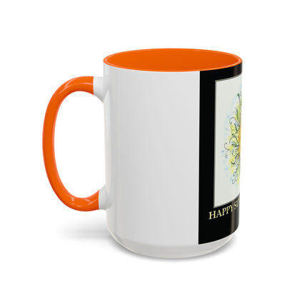 Summer Solstice Mug – 15oz Accent Ceramic Cup with Sunshine Art