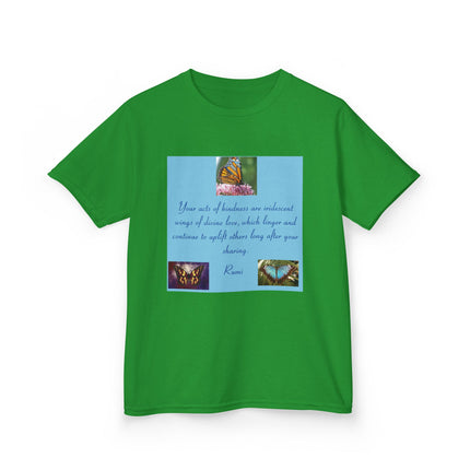Kids Tee with Butterfly Design – Inspirational Nature Gift