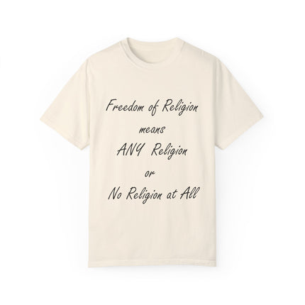 Freedom of Religion Tee – Unisex Statement Shirt for All Beliefs