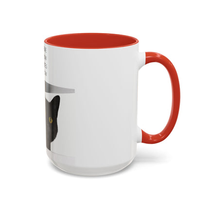 ‘Only Meow’ 15oz Accent Mug – Whimsical Cat Quote for Daily Calm