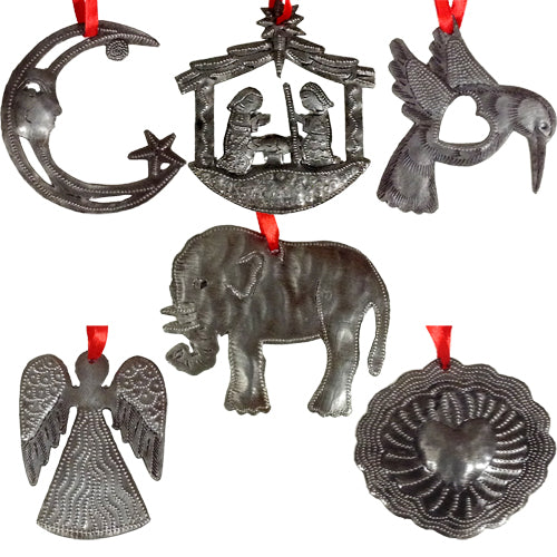 Recycled Metal Ornament - Haiti