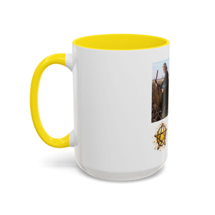 Witchcraft Quote Accent Coffee Mug — 'Male or Female, Young or Old' Pagan Witch Tribute