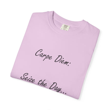 Inspirational Unisex T-Shirt - 'Carpe Diem: Seize the Day'