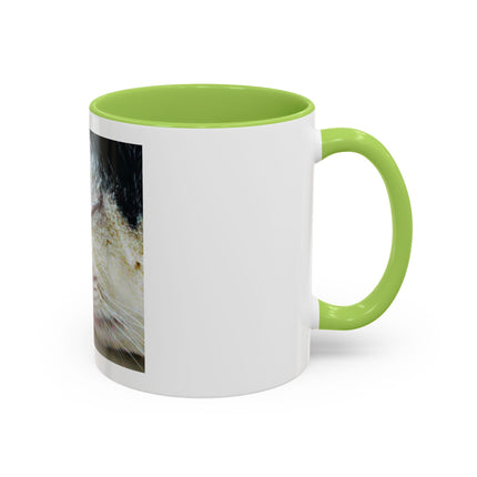 Cat & Butterfly Coffee Mug with 'Life is Short' Inspirational Quote (Accent, 11/15oz)