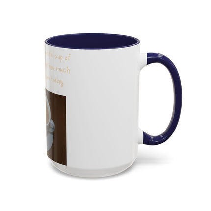 Funny Tea Mug – “Lie to Me” Motivational Accent Ceramic – 15oz