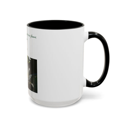 Lotus Flower Coffee Mug — "A flower does not compete with other flowers, it just blooms"