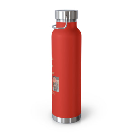 C.R.O.N.E. 22oz Copper Insulated Water Bottle - Creative Researcher of New Experiences