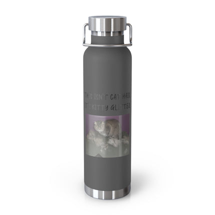 Kitty Glitter Bottle – 22oz Insulated Flask for Cat Lovers
