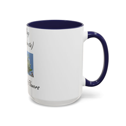 Ylang Ylang Floral Mug – 15oz Ceramic Cup with Aromatic Nickname