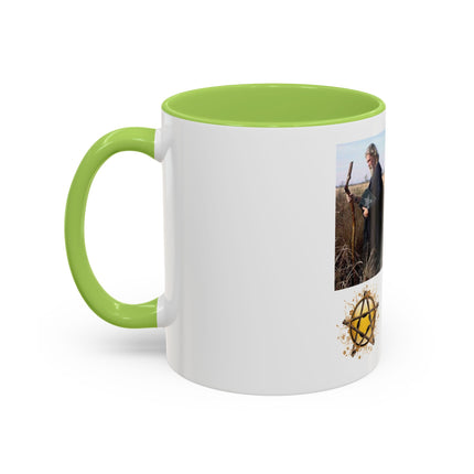 Witchcraft Quote Accent Coffee Mug — 'Male or Female, Young or Old' Pagan Witch Tribute
