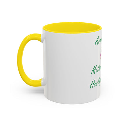 Aromatherapy Accent Mug – “Mother Nature’s Healing Perfumes,” 11oz