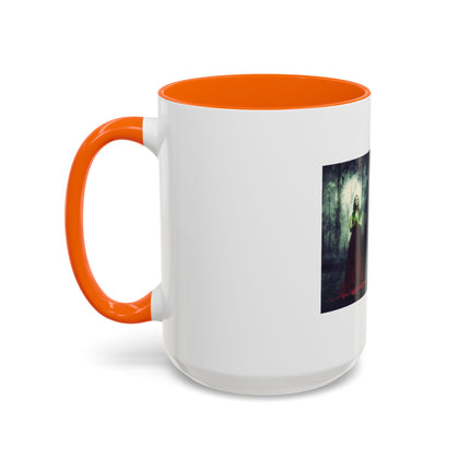 Blessed Be the Witches Accent Coffee Mug — Witchcraft Poem, Gothic Pagan Gift