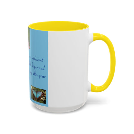 Butterfly Coffee Mug – Rumi Quote – 15oz Ceramic Drinkware