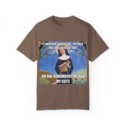 Funny Cat Lover T-Shirt – ‘No One Remembers Me & My Cats’