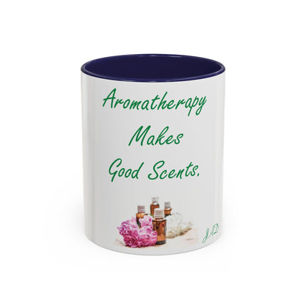 Aromatherapy Accent Coffee Mug - Positive Vibes for Wellness Enthusiasts - 11oz