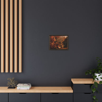 Framed Canvas Wall Art - “Autumn speaks in the language of cider.”