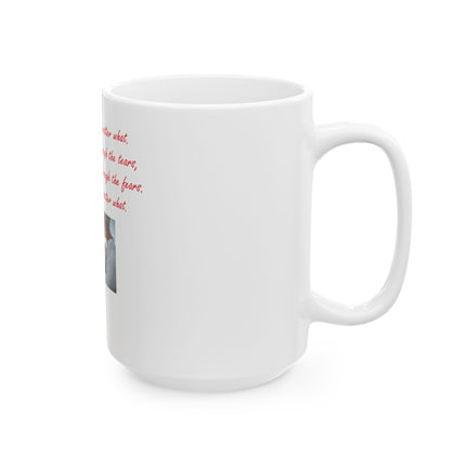 Anniversary Photo Ceramic Mug — "Together forever, no matter what" Keepsake (11oz/15oz)