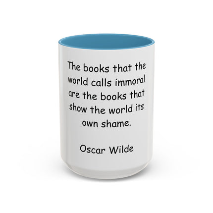 Oscar Wilde Quote Coffee Mug — Literary Quote Accent Mug (11/15oz)