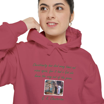 Chesterton Quote Resurrection Hoodie