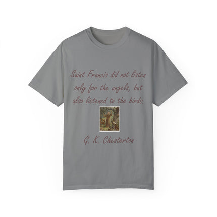 Spiritual Tee – Honoring Saint Francis – Eco-Friendly Unisex