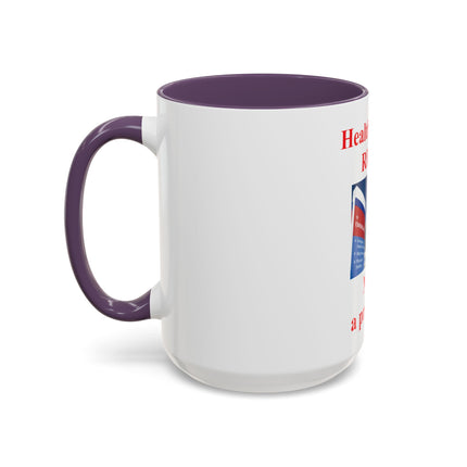Healthcare is a Right Accent Coffee Mug - 11/15oz