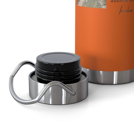 22oz Insulated Bottle with Inspirational Quote – Copper Vacuum Flask