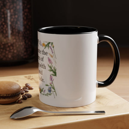 Spring Gratitude Coffee Mug — "Celebrate the return of spring with joy and gratitude"
