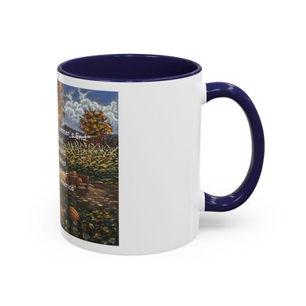 Samhain Pumpkin Spice Accent Coffee Mug — Autumn Harvest 11/15oz