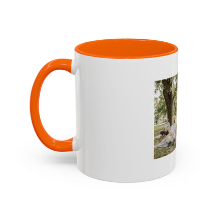 Inspirational Photo Accent Coffee Mug — “Don’t regret growing older. It is a privilege denied to many.”