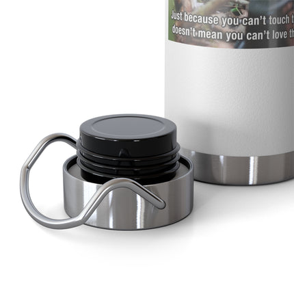 Be Kind to Feral Cats 22oz Vacuum Bottle — Insulated Travel Bottle for Cat Lovers