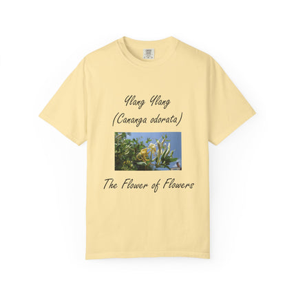 Ylang Ylang Floral T-Shirt - The Flower of Flowers Design