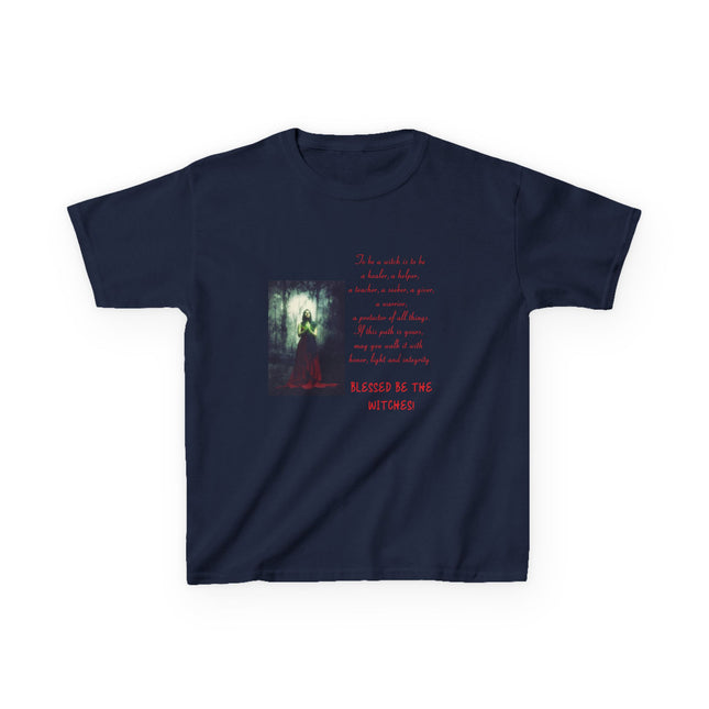 Blessed Be the Witches Kids Tee – Affirming Magical Apparel